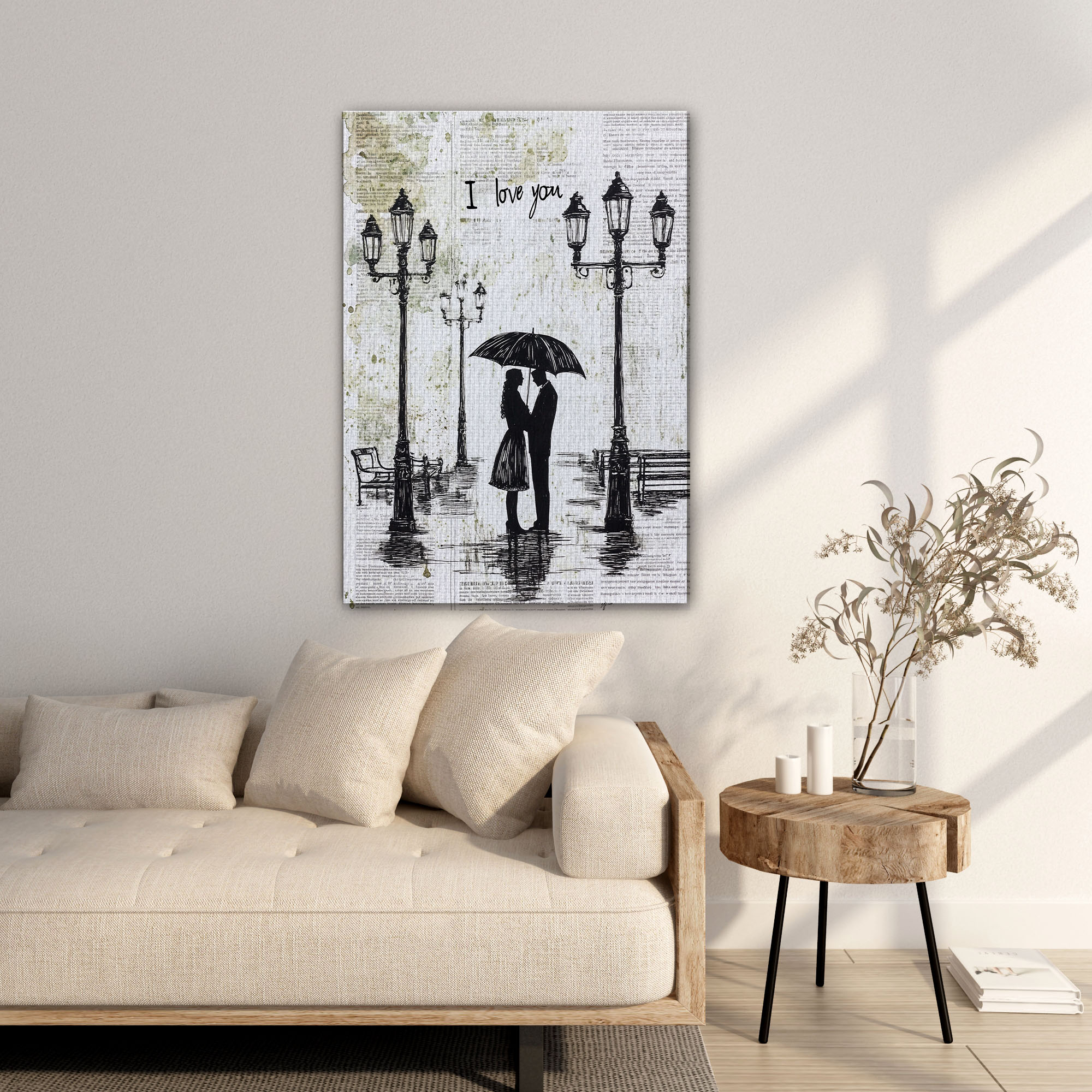 Quadro-Casal-Jornal-a Quadro Casal Jornal - Imagem 1