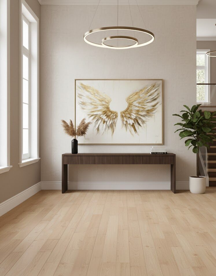 Asas hall de entrada 2 Asas de Anjo Douradas - Imagem 1