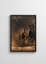 Cavalo Preto, Trio Correndo - Imagem 2