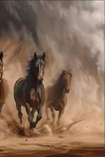 Kit Quadro Animais Cavalos - Imagem 2