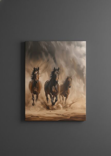 Cavalo Marrom, Trio Correndo