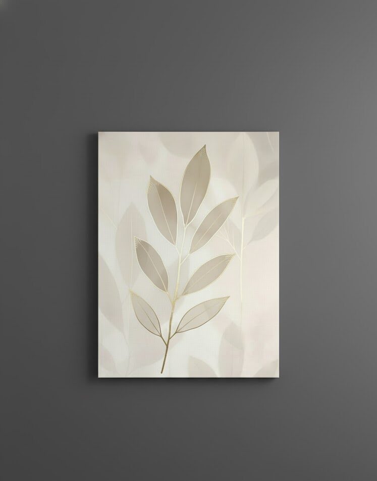 Folhas Douradas 2.1 Folhas em tons dourado - Imagem 1