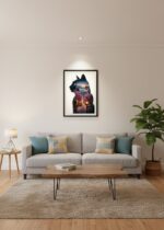 Quadro Animais Gato Paris