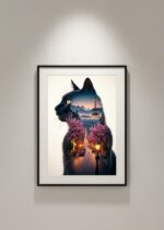 Quadro Animais Gato Paris - Imagem 2