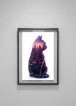 Quadro Animais Gato Cidade - Imagem 2