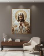 Jesus Cristo em Oração, Textura Relevo