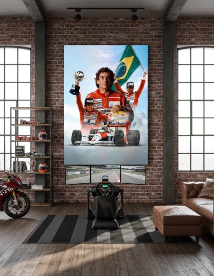 Quadro Senna Esportes