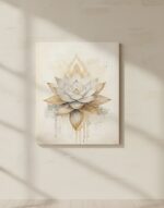 Quadro Místico Flor de Lótus - Imagem 2