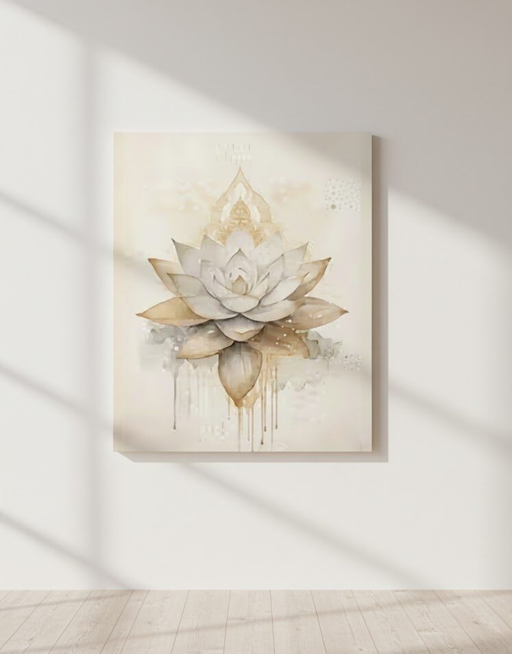 unnamed (2) Quadro Místico Flor de Lótus - Imagem 1