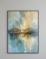 Quadro Abstrato Vibrante e Texturizada - Imagem 3