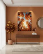 Quadro Natureza Árvores Outono - Imagem 3