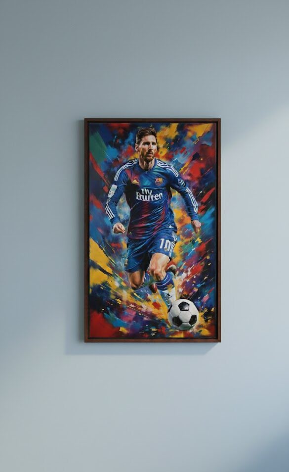 Futebol 1 Quadro Esportes Futebol Jogador - Imagem 1