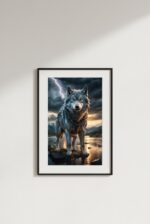 Quadro Animais Lobo - Imagem 3