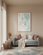 Quadro Lançamento Animais Duas Aves Cor Cloud Dancer