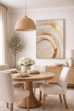 KIT 2 Quadro Folhas e Abstrato Dourado - Imagem 4