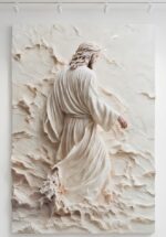 Jesus Cristo tom Off-white/Creme - Imagem 2