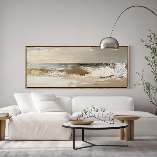 opação 1 Abstrato Marinha, Contemporânea e Orgânica - Imagem 1